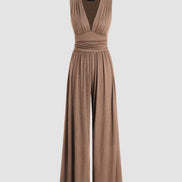CHARITY – Chic Sleeveless Wide-Leg Jumpsuit
