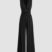 CHARITY – Chic Sleeveless Wide-Leg Jumpsuit