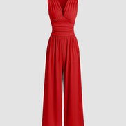 CHARITY – Chic Sleeveless Wide-Leg Jumpsuit