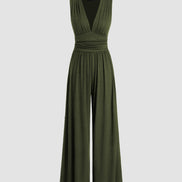 CHARITY – Chic Sleeveless Wide-Leg Jumpsuit