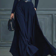 CORTLISS | HIGH-NECK MAXI DRESS