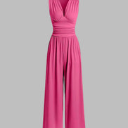 CHARITY – Chic Sleeveless Wide-Leg Jumpsuit