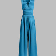 CHARITY – Chic Sleeveless Wide-Leg Jumpsuit