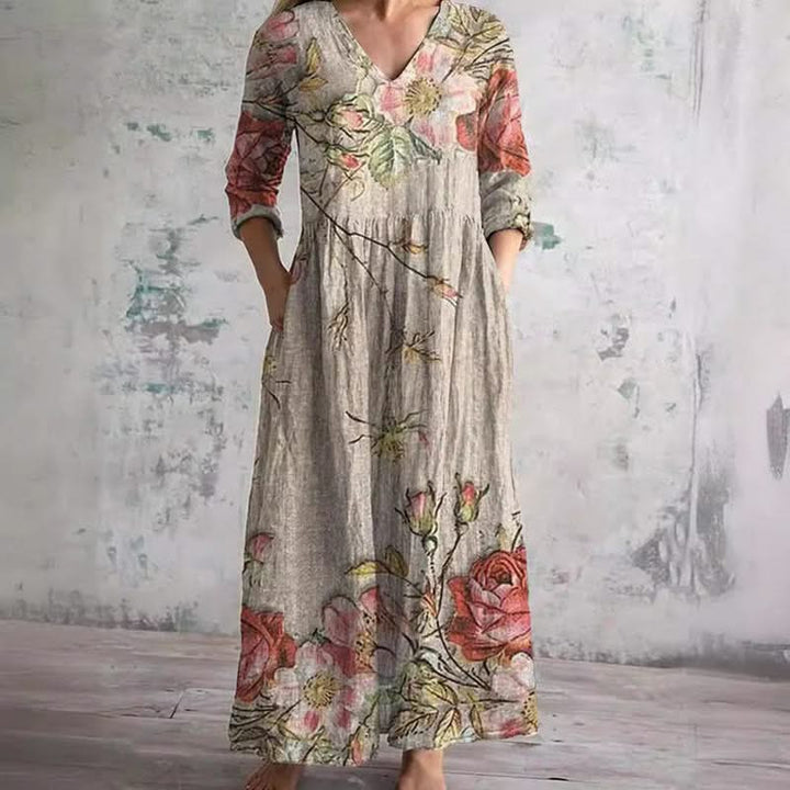 ALINA BLOSSOM MIDI DRESS