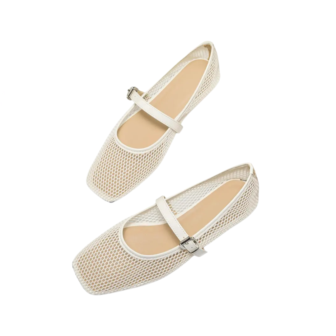 GWEN – Breathable Hollow-Out Mary Jane Flats