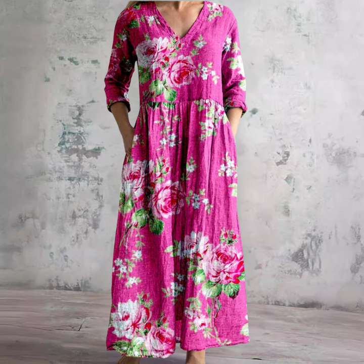 ALINA BLOSSOM MIDI DRESS