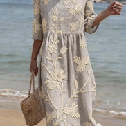 Kerry | Embroidered Vintage Dress