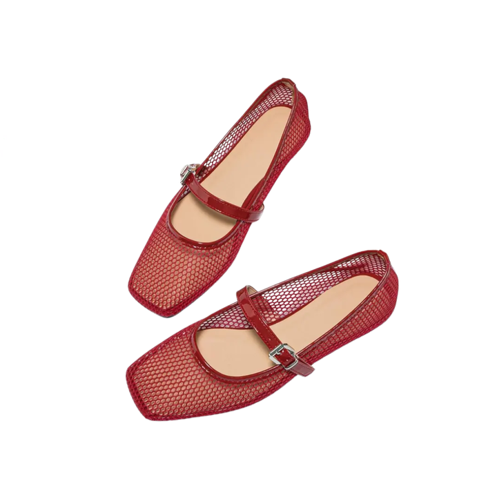 GWEN – Breathable Hollow-Out Mary Jane Flats