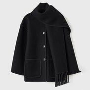 ZYRA | FRINGED SCARF JACKET