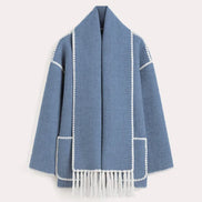 ZYRA | FRINGED SCARF JACKET