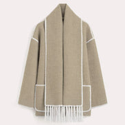 ZYRA | FRINGED SCARF JACKET