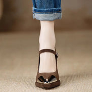 ORVANNA | ELEGANT LEATHER MARY JANES