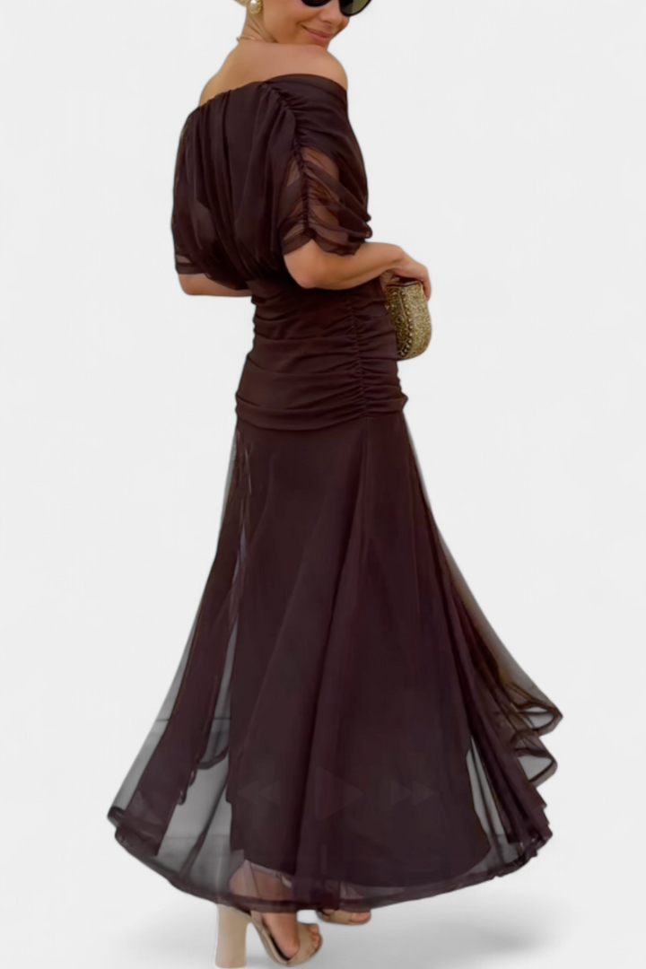 LIVIA - Women’s Floral V-Neck Maxi Dress