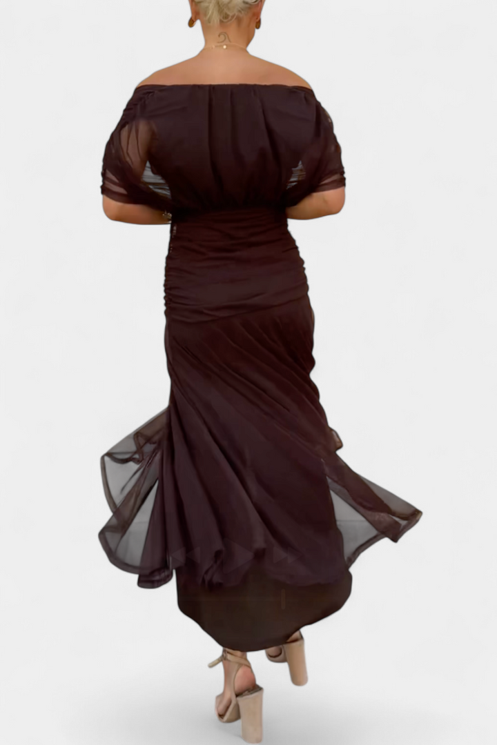 LIVIA - Women’s Floral V-Neck Maxi Dress