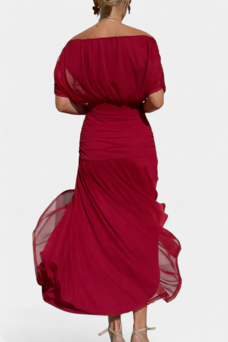 LIVIA - Women’s Floral V-Neck Maxi Dress
