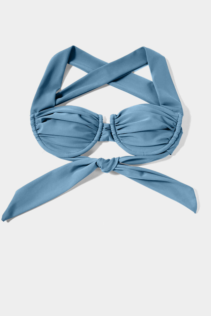 Dalmatia Top - Dusty blue