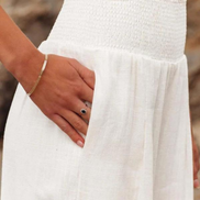 ANNELISE | SMOCKED WAIST TROUSERS