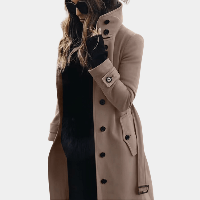 ELEGANT WARM TRENCH COAT