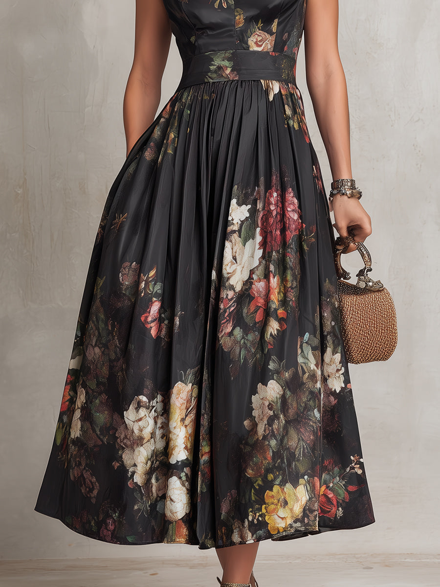 BECKY - Elegant Midi Dress