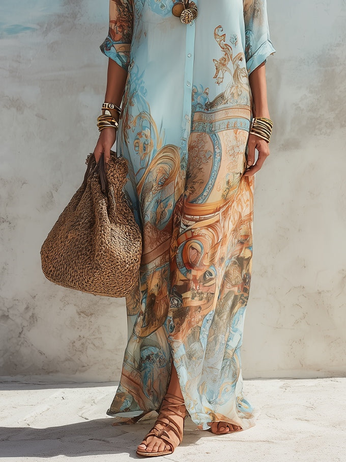 Celine Kaftan Dress