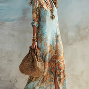 Celine Kaftan Dress