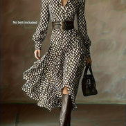 ZARA LIZZY | VINTAGE RHOMBUS PRINT DRESS