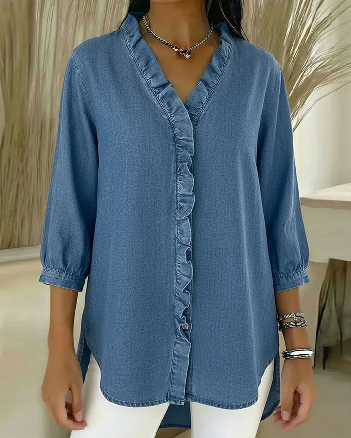 CELESTE RUFFLE TOP