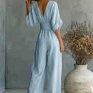 Sofia | Effortless V-Neck Jumpsuit