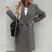 EVELYN - CLASSIC WINTER COAT WITH LAPELS