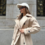 LYNA - WARM WINTER COAT WITH ELEGANT DESIGN
