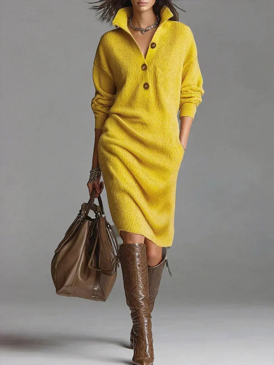 Clara - Elegant Sweater Dress