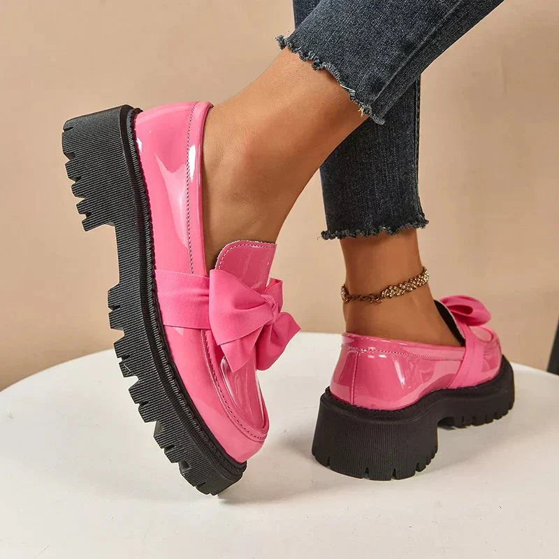 VALERY - Glossy Chic Loafers