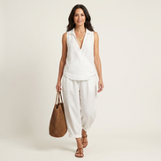 Twiila | Wrap-Top & Wide-Leg Set