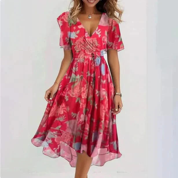 LUNETH FLUID V DRESS