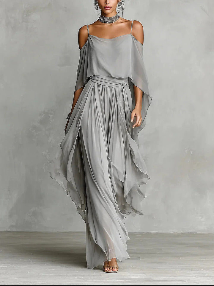 ENIA - Off-Shoulder Flowy Set