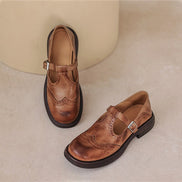 TALVANNA | ELEGANT EVERYDAY LEATHER MARY JANES
