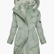 ARTEMIS | ELEGANT QUILTED HOODED COAT