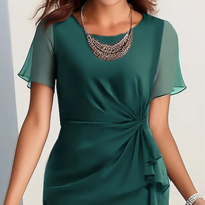 Josephine - Soft-Touch Gathered-Waist Dress